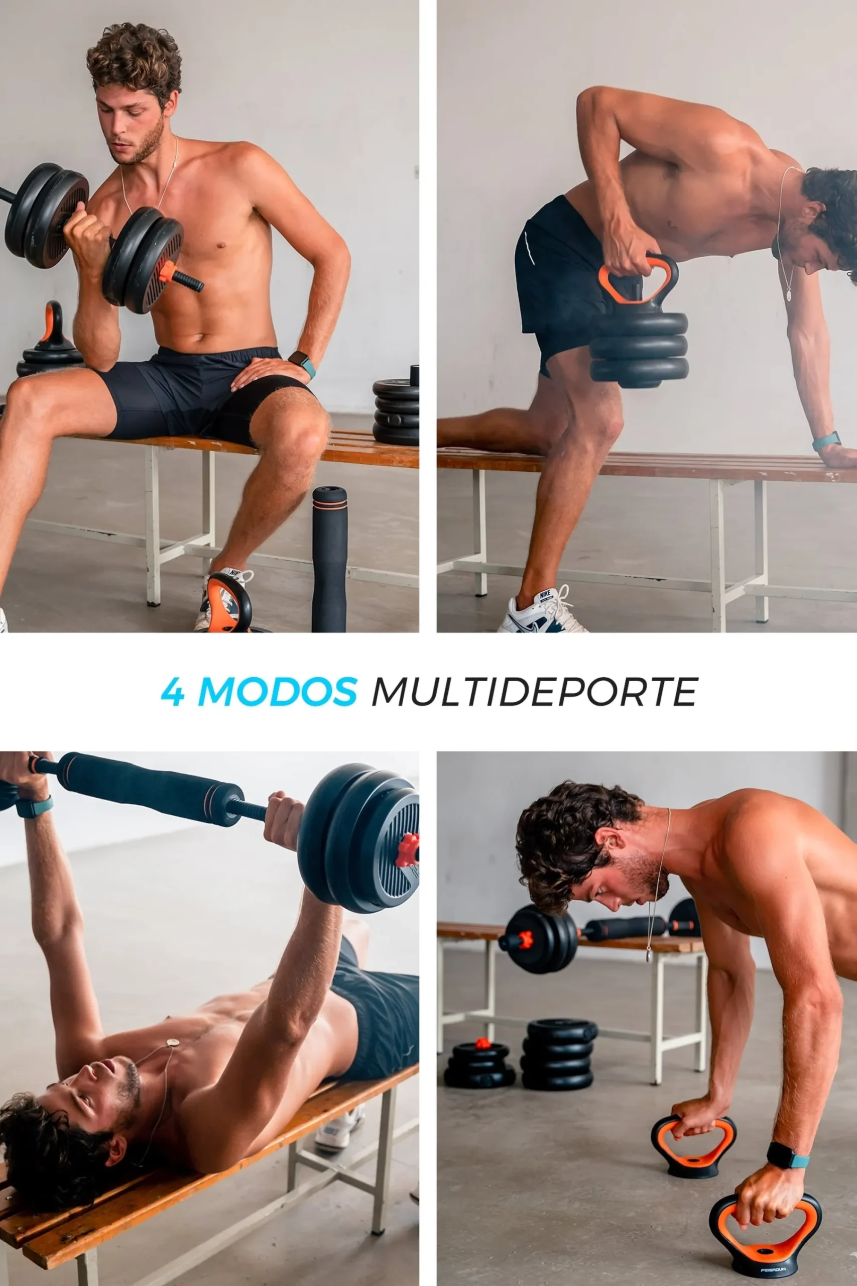 Fed Kit Halteres + Barra + Kettlebell Xiaomi