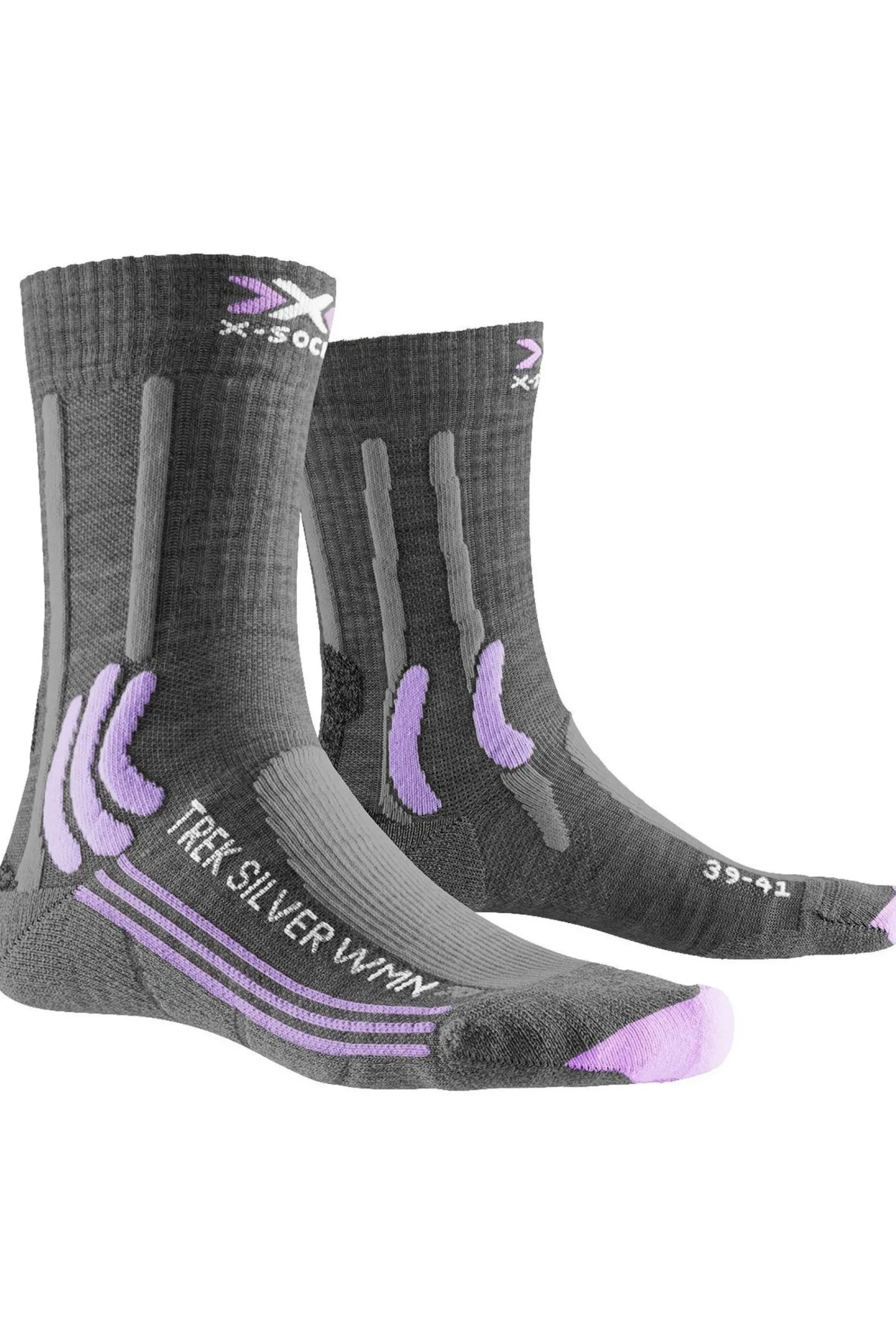 X-bionic Meias Trek Silver