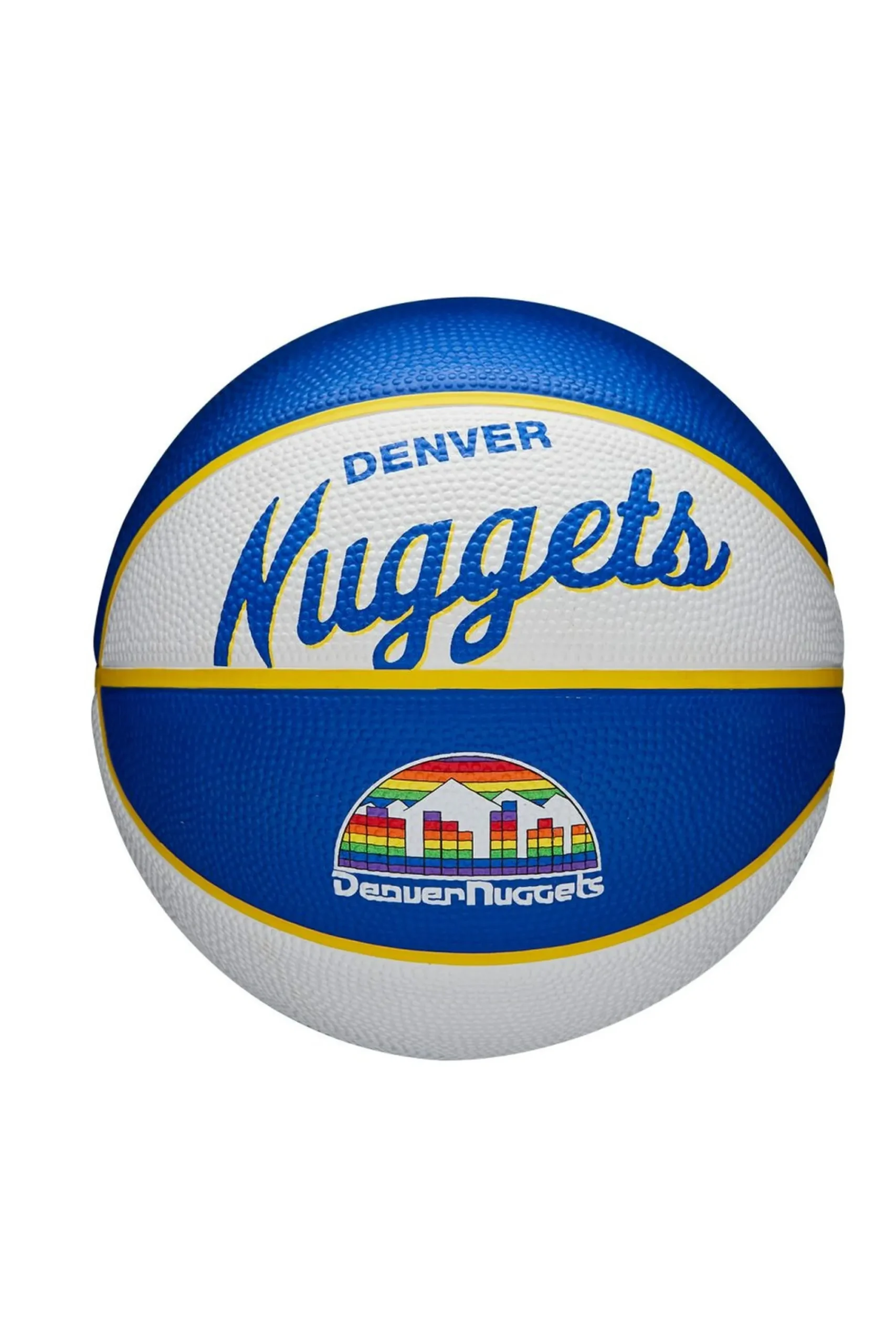 Wilson Mini Bola De Basquetebol NBA Team Retro – Denver Nuggets