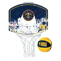 Wilson Mini Cesto De Basquetebol NBA Denver Nuggets