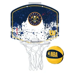 Wilson Mini Cesto De Basquetebol NBA Denver Nuggets