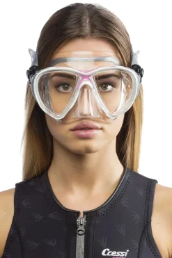 Cressi Máscara De Cristal Evo Olhos Grandes