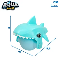 Aqua Trenz Máscara De Mergulho Shark E Lançador De Água