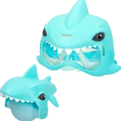 Aqua Trenz Máscara De Mergulho Shark E Lançador De Água