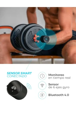 Fed Pack Halteres Smart Kit Com Kettlebel Xiaomi 20 Kgs E Sensor Smart