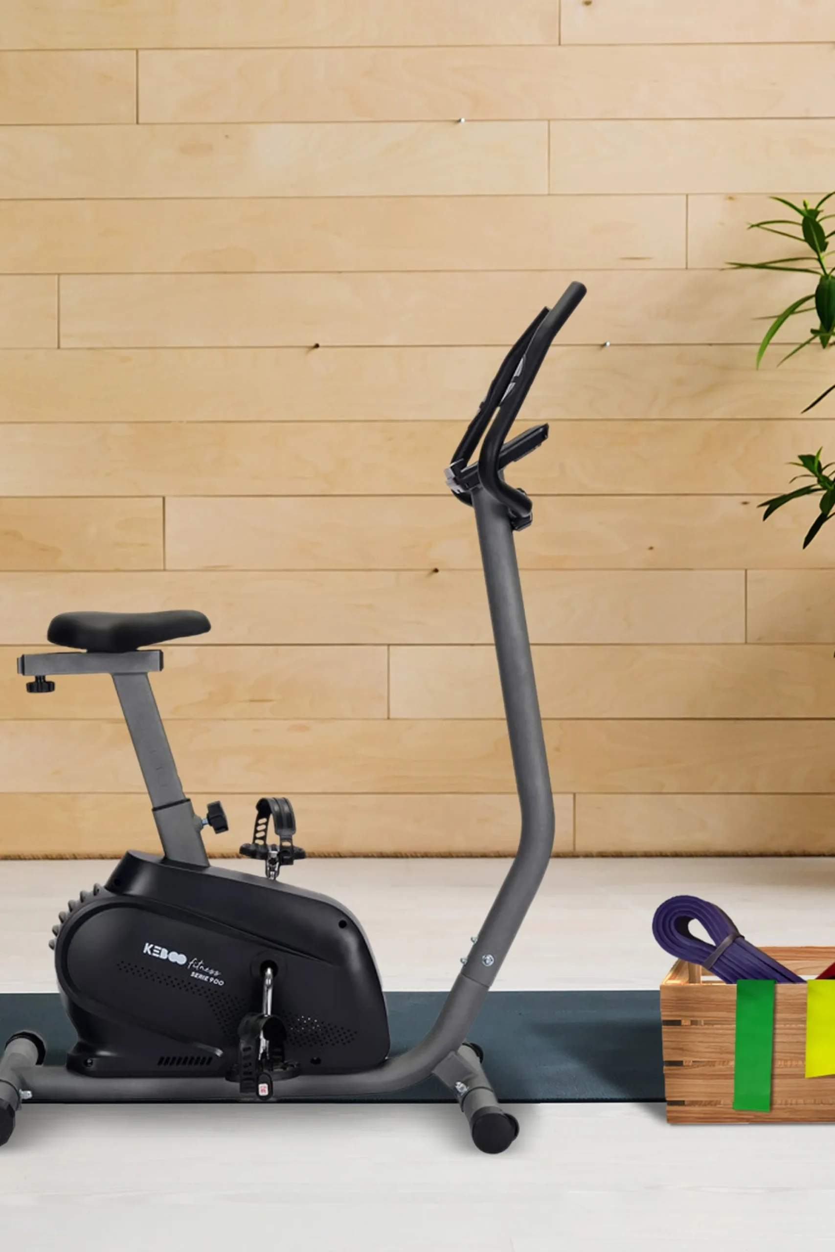 Keboo Pacote De Bicicleta Estática 900 98x51x132 CM 16 Velocidades E 6