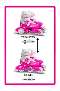 Stamp Patins De 3 Rodas Criança Barbie Tam.