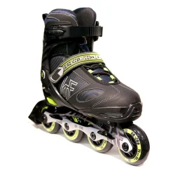 Krf Patín En Línea Ajustable Xr-280 Negro/lima. Talla