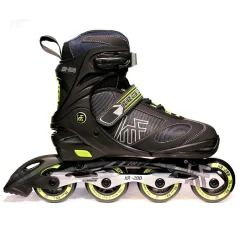 Krf Patín En Línea Ajustable Xr-280 Negro/lima. Talla