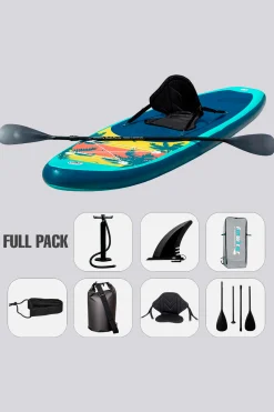 Kol Outdoor Prancha De Stand Up Paddle Inflável Oasis 11' - Pacote Completo