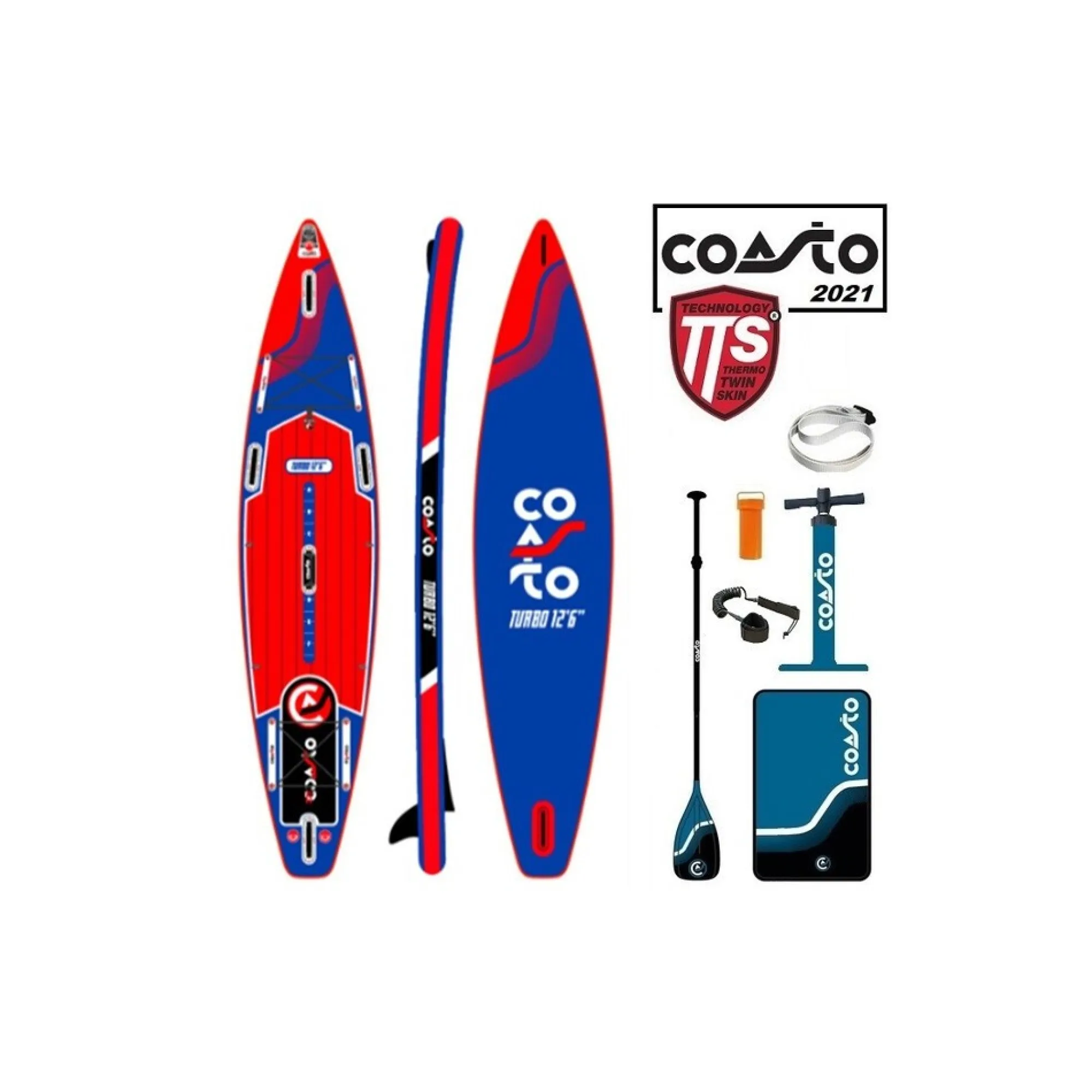 Coasto Prancha Insuflável Turbo 12.6