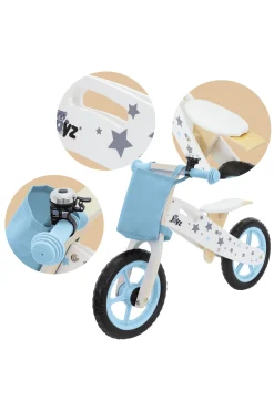 Joyz Roda De Corrida Para Crianças A Partir Dos 2 Anos 85x54 CM Claro Madeira
