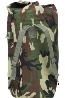 Vidaxl Saco De Pano Estilo Militar 85 L