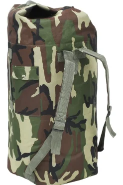 Vidaxl Saco De Pano Estilo Militar 85 L