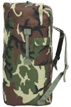 Vidaxl Saco De Pano Estilo Militar 85 L