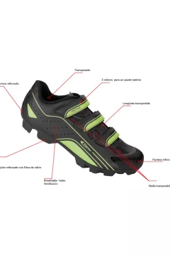 Ges Sapatos De Ciclismo Mtb Vantage