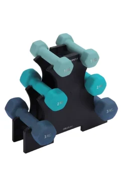 Cecotec Set 6 Halteres Drumfit Dumbbell 1, 2 Y 3kg
