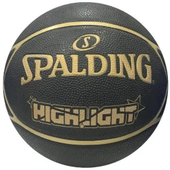 Spalding Highlight Black/gold Basquete Sz