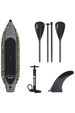 Yeaz Sup Multifuncional Insuflável, Camuflagem, Incl. Pá, Bolsa De Transporte + Bomba Kahanu