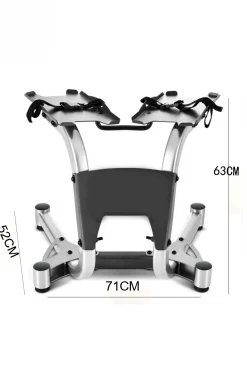 Ozio Fitness Suporte Ajustável Para Halteres Com Base Estabilizadora Para Musculação