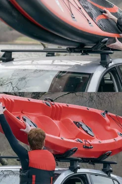 Kol Outdoor Suporte Para Caiaque E Prancha De Surf Ou Paddle Surf J Bar Com Ângulo Ajustável