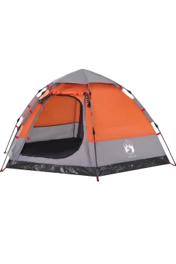 Vidaxl Tenda De Campismo Cabana Para 4 Pessoas Libertação Rápida 273 X 273 X 129 CM