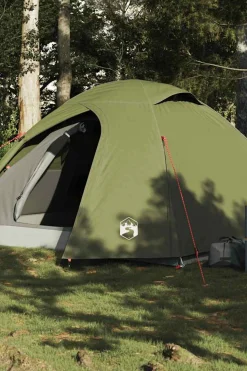 Vidaxl Tenda De Campismo Cúpula P/ 3 Pessoas Impermeável 220x190x120 CM