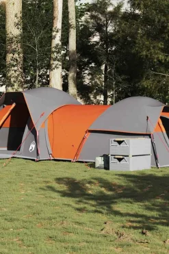 Vidaxl Tenda De Campismo Para 5 Pessoas Tecido Impermeável 287x280x158 CM