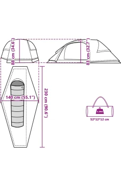 Vidaxl Tenda De Campismo As Paredes De Malha