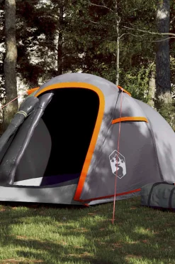 Vidaxl Tenda De Campismo Com Acesso Duplo Com Fecho De Correr