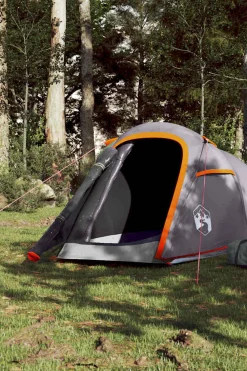 Vidaxl Tenda De Campismo Com Acesso Duplo Com Fecho De Correr