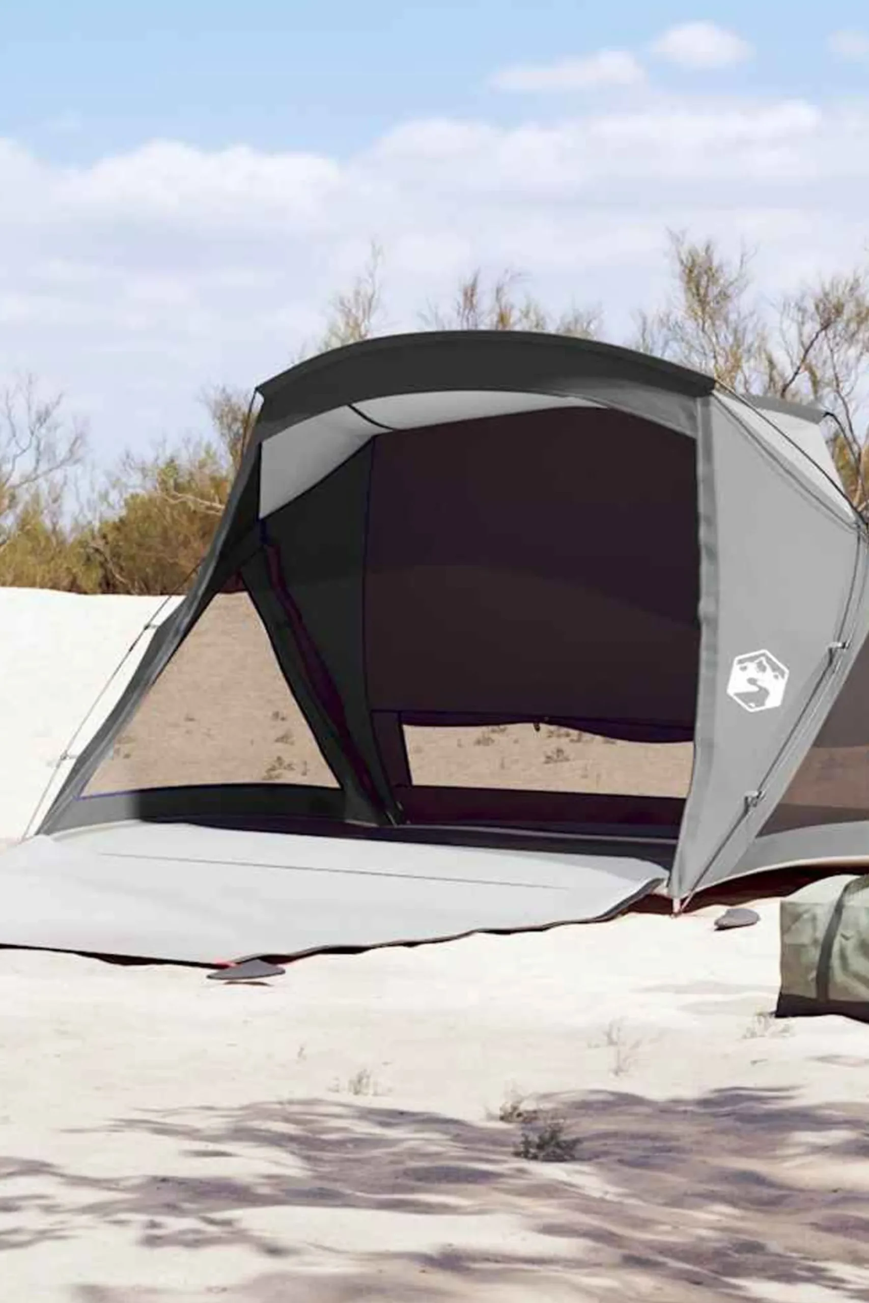 Vidaxl Tenda De Praia 2 Pessoas Impermeável 150/256x162x157,5 CM