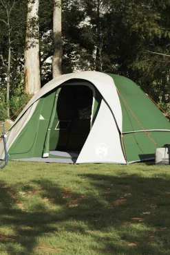 Vidaxl Tenda Familiar Estilo Cabana Para 6 Pessoas Impermeável 252/317x 346x195 CM
