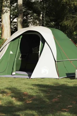 Vidaxl Tenda Familiar Estilo Cabana Para 6 Pessoas Impermeável 252/317x 346x195 CM