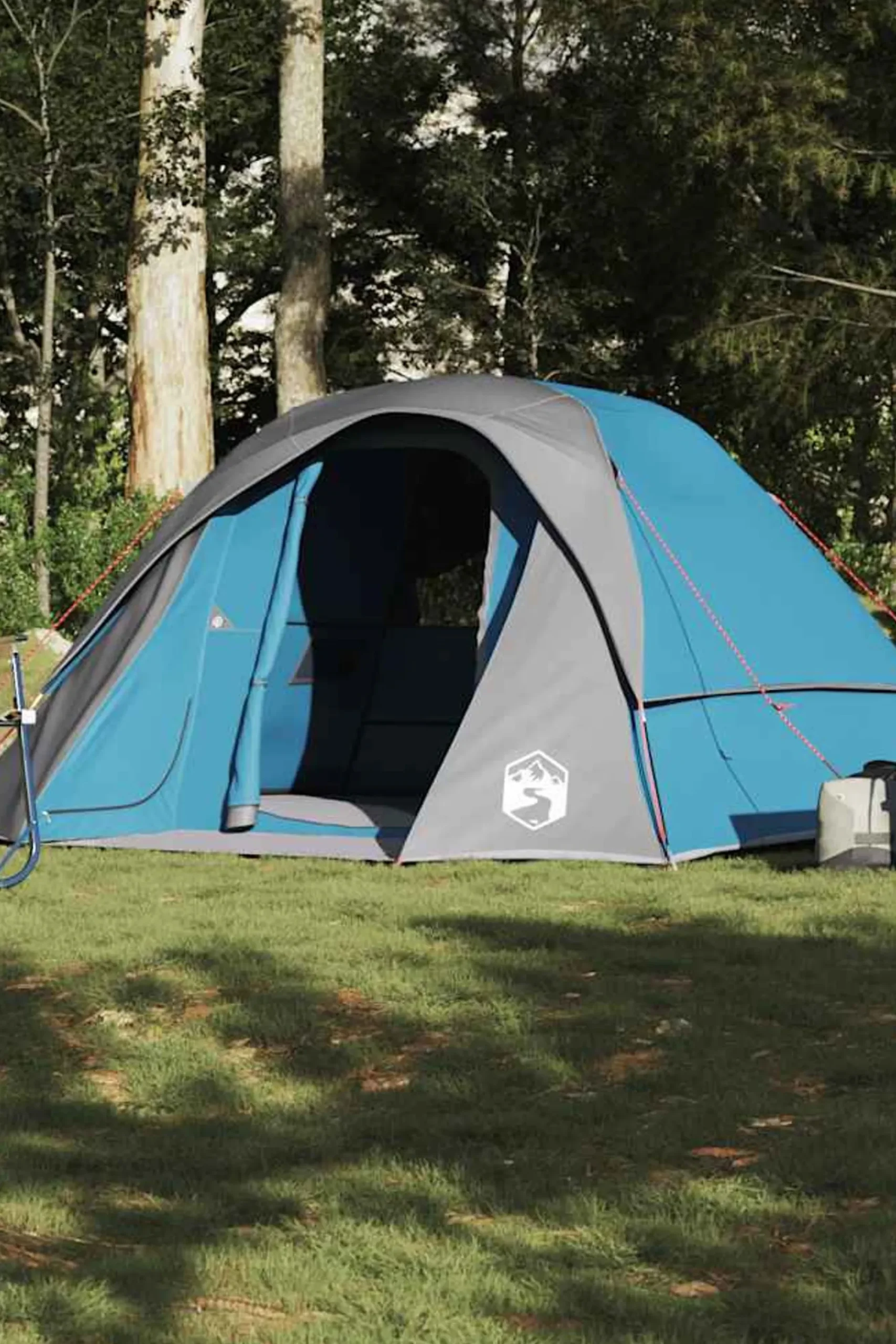 Vidaxl Tenda Familiar Estilo Cabana Para 6 Pessoas Impermeável 252/317x 346x195 CM