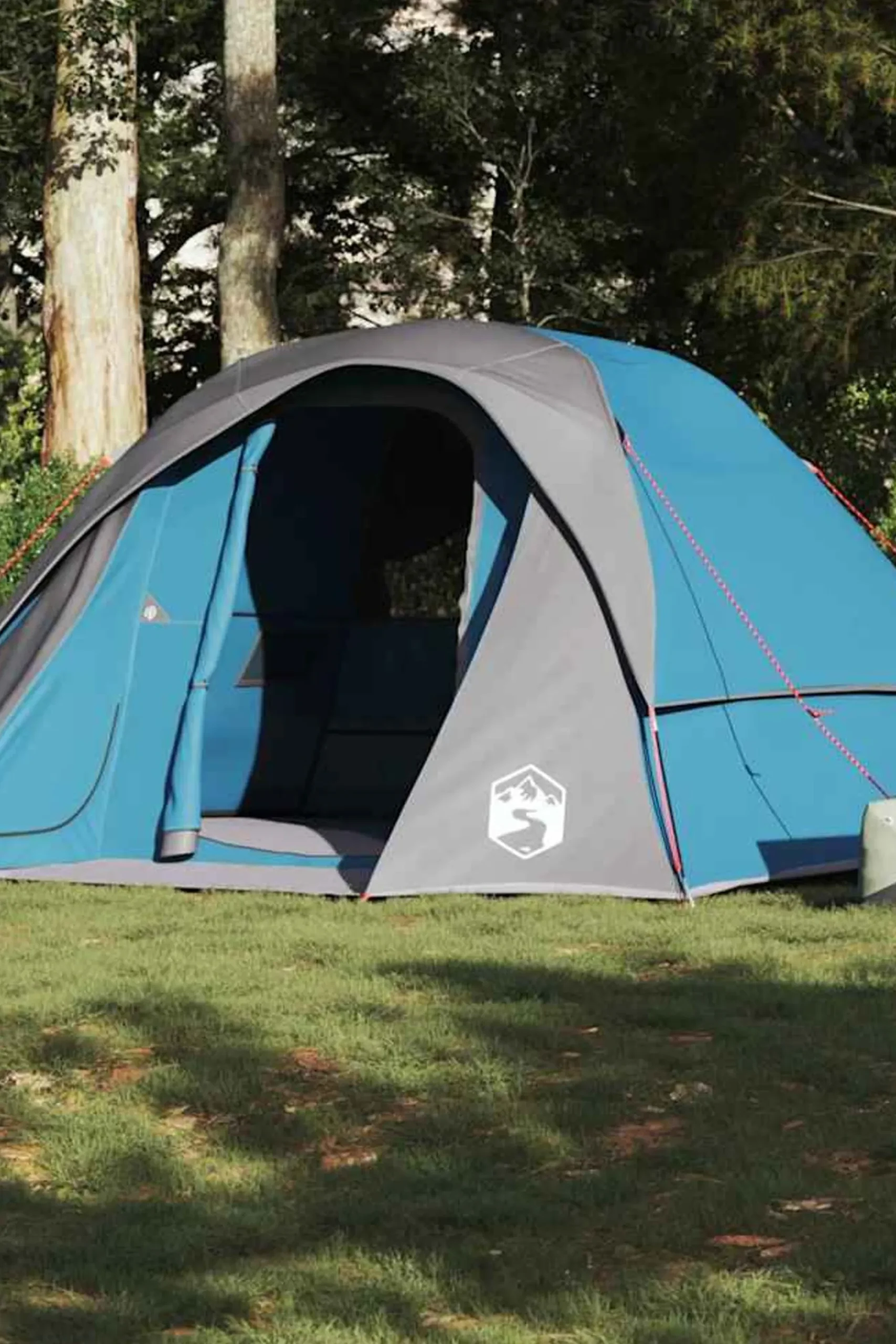 Vidaxl Tenda Familiar Estilo Cabana Para 6 Pessoas Impermeável 252/317x 346x195 CM