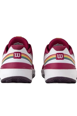 Wilson Tênis Intrigue Pro Clay Roxo Branco Para Mulheres