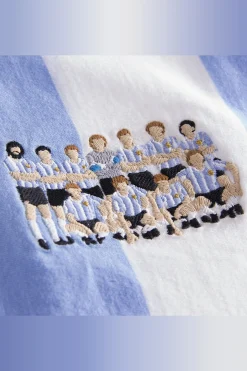 Copa T-hirt Bordado Capeõe Do undo Argentina 1986