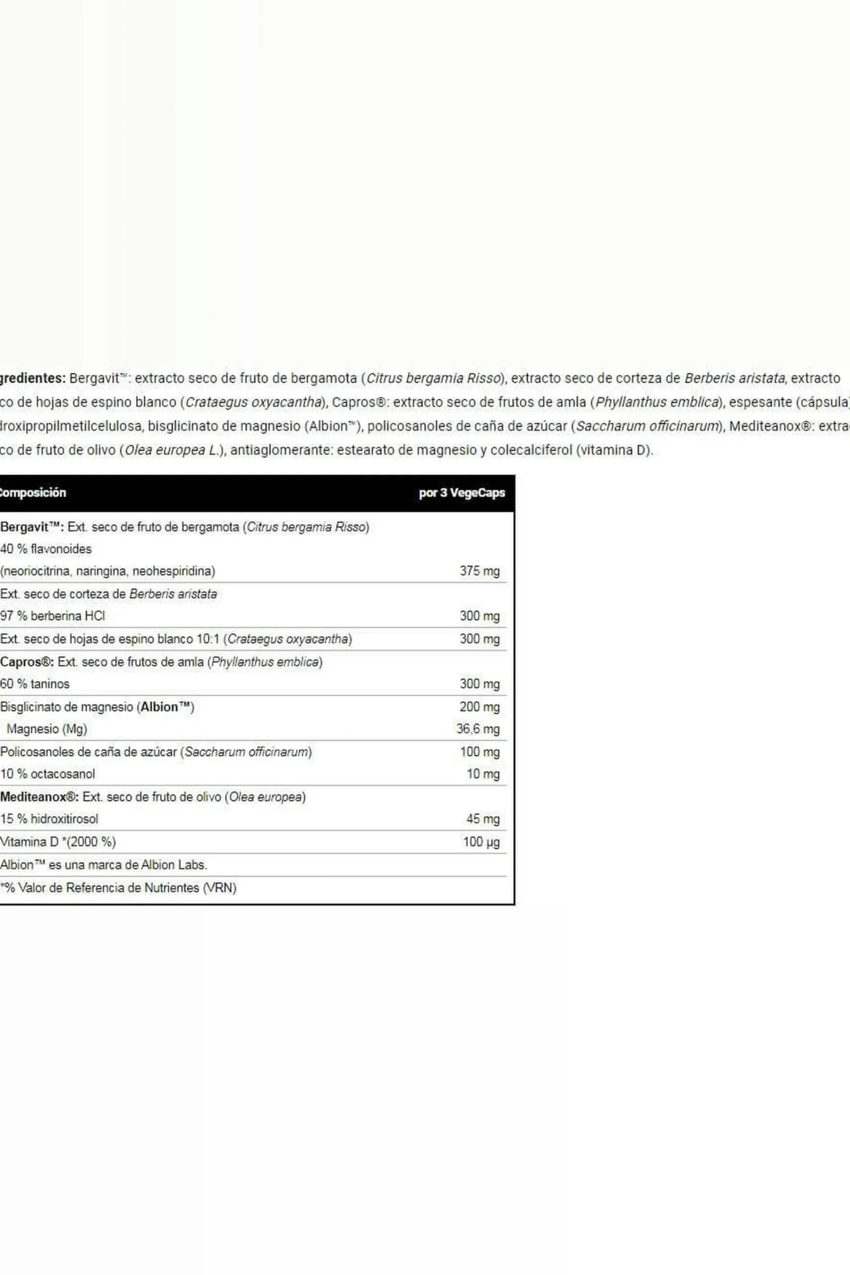 Vitobest V-col - 60 Capsules De