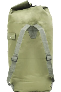 Vidaxl Bolso De Lona Estilo Militar 85 L