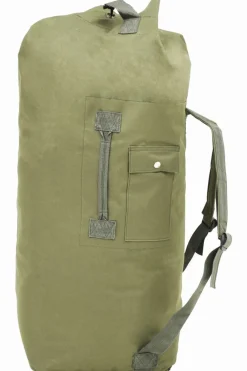 Vidaxl Bolso De Lona Estilo Militar 85 L