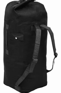 Vidaxl Bolso De Lona Estilo Militar 85 L